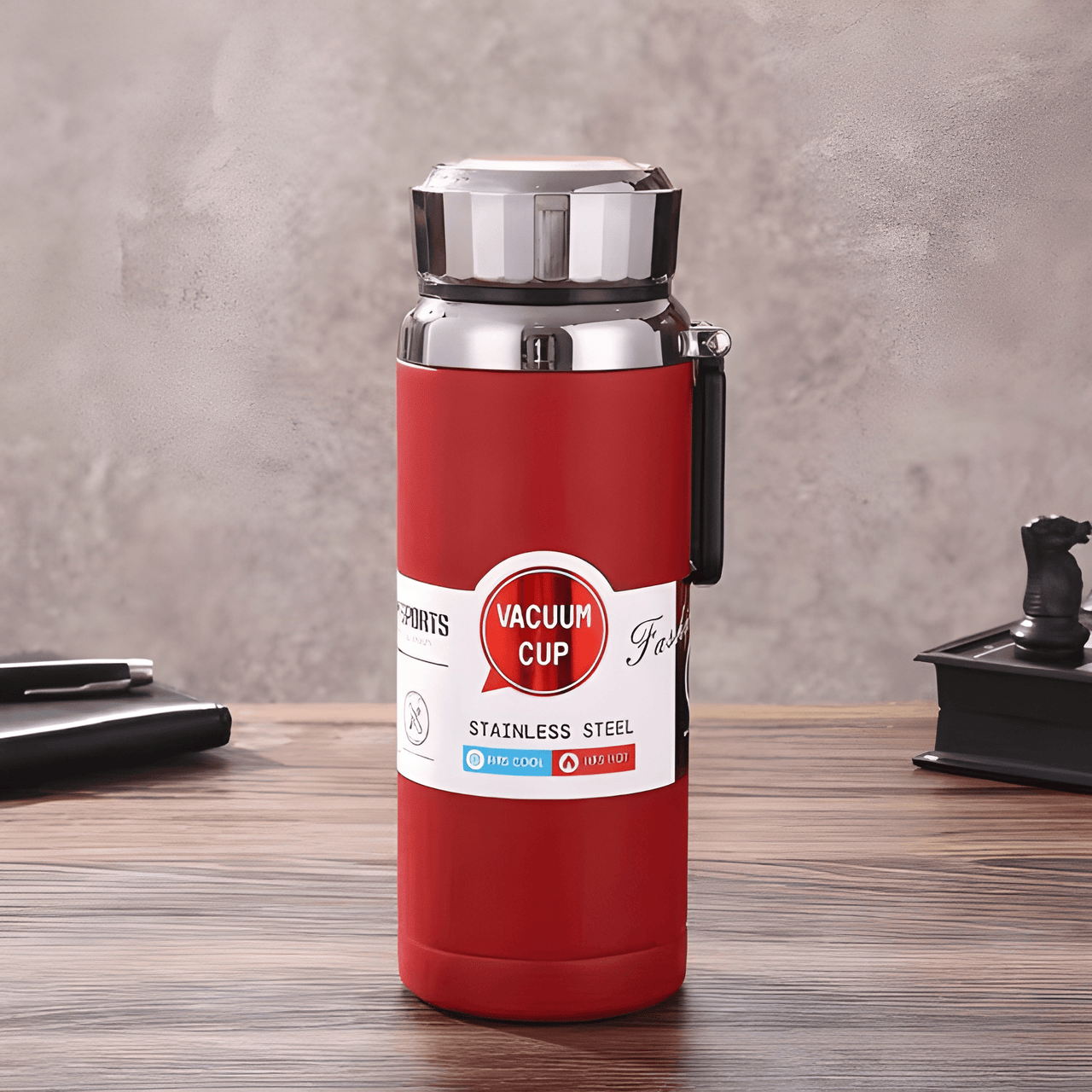 PORTABLE STAINLESS STEEL WATER BOTTEL  ( PACK OF 1 )