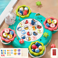 Thumbnail for CUTE RABBIT MAGNETIC FISHING PLAY TABLE