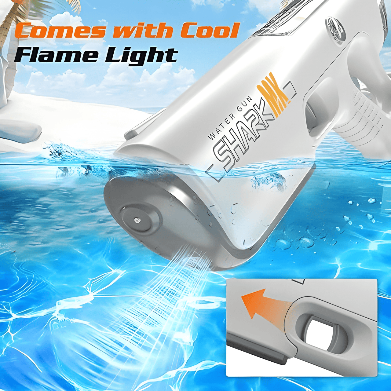 SHARK MK ELECTRIC SHARK WATER GUN ELECTRIC AUTOMATIC BLASTER