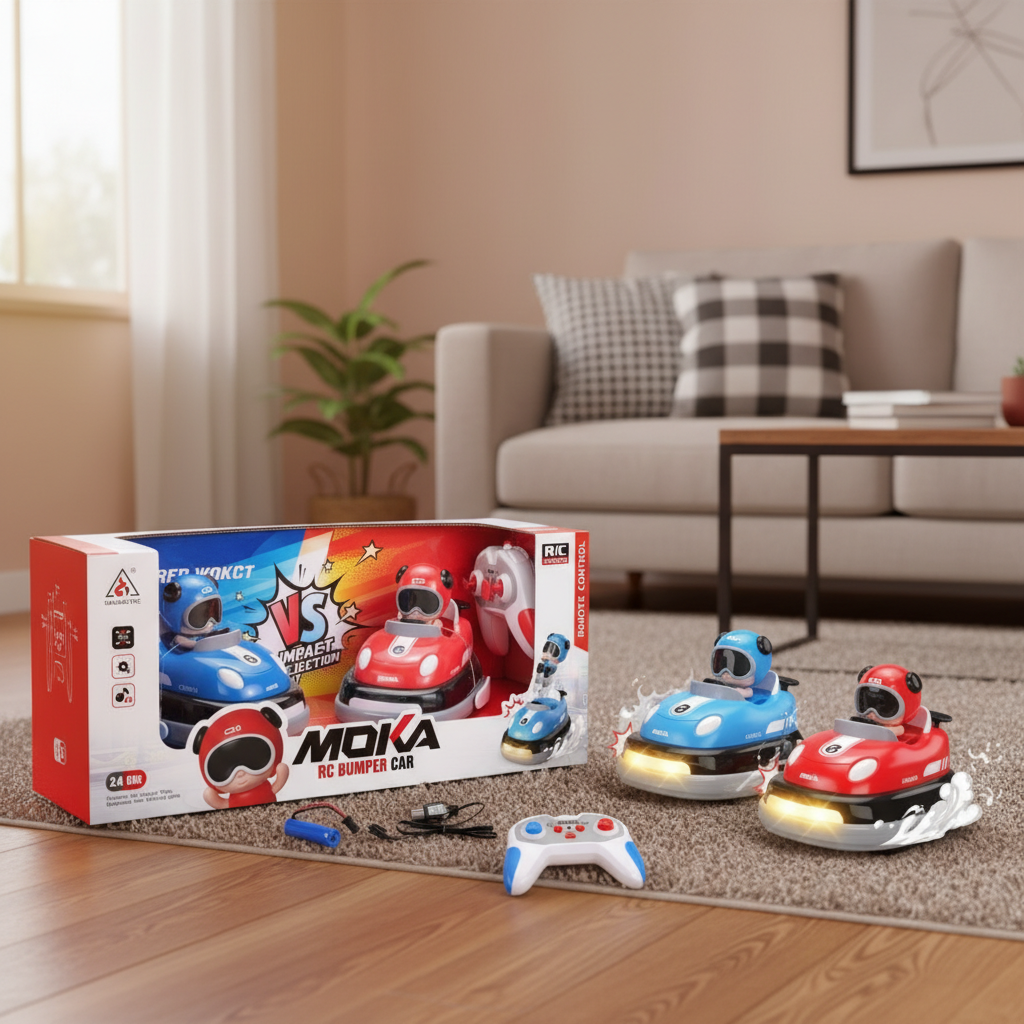 MOKA RC PLAYER BATTLE ACTION BUMPER CARS ( PACK OF 2 )