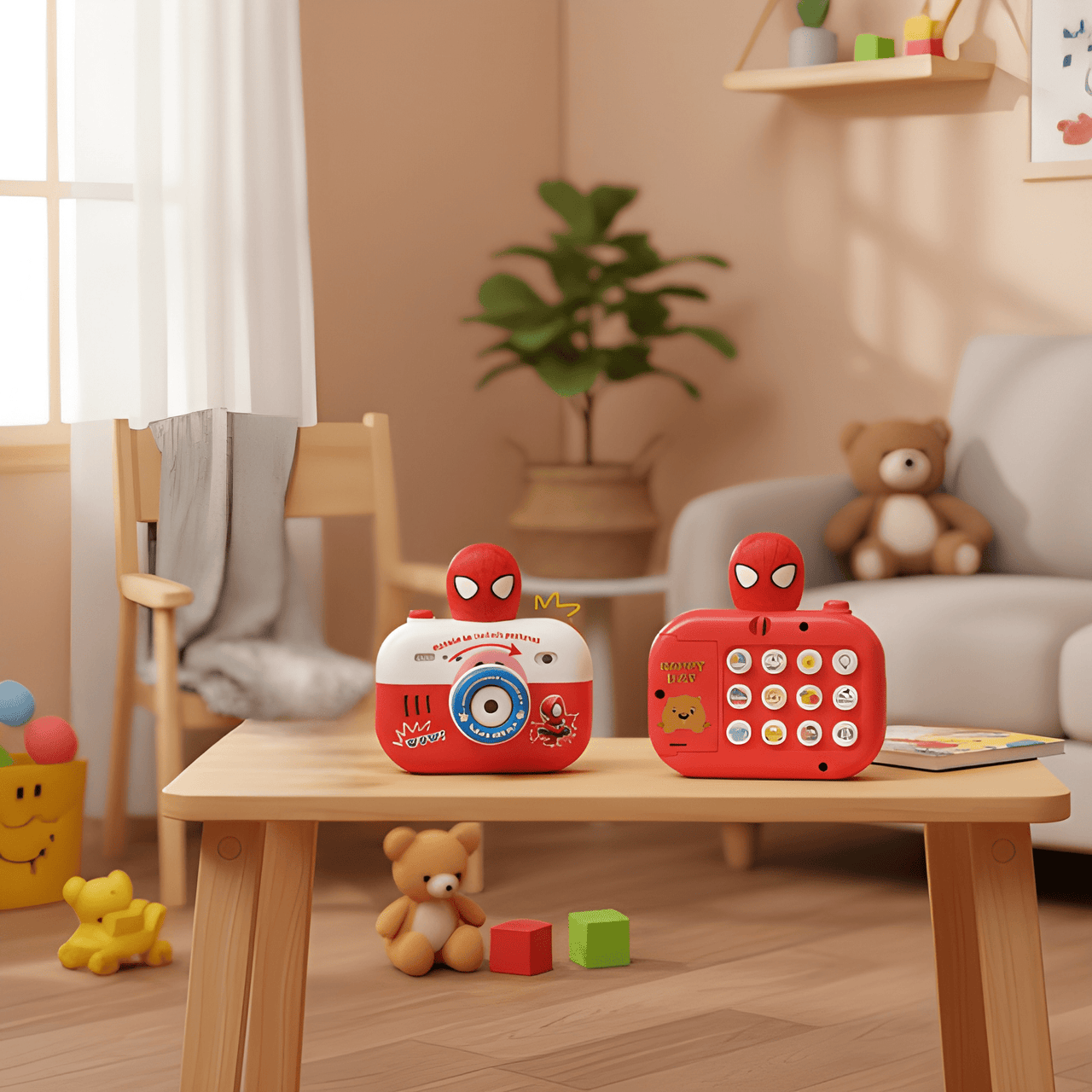 CUTE SPIDERMAN CAMERA TOY FOR KIDS    ( PACK OF 1 )