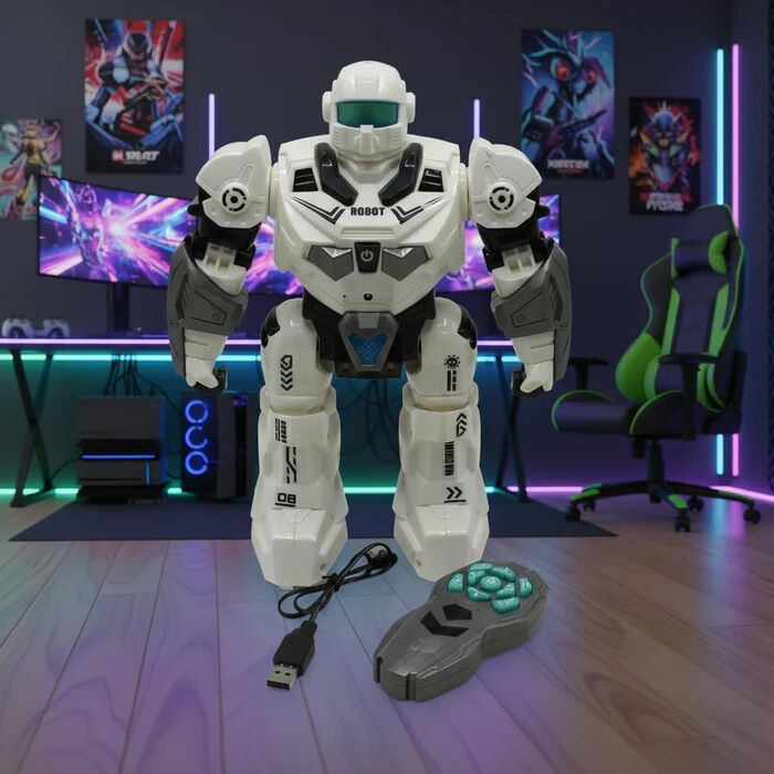 COSMOS REMOTE CONTROL WITH LED ROBOT TOY