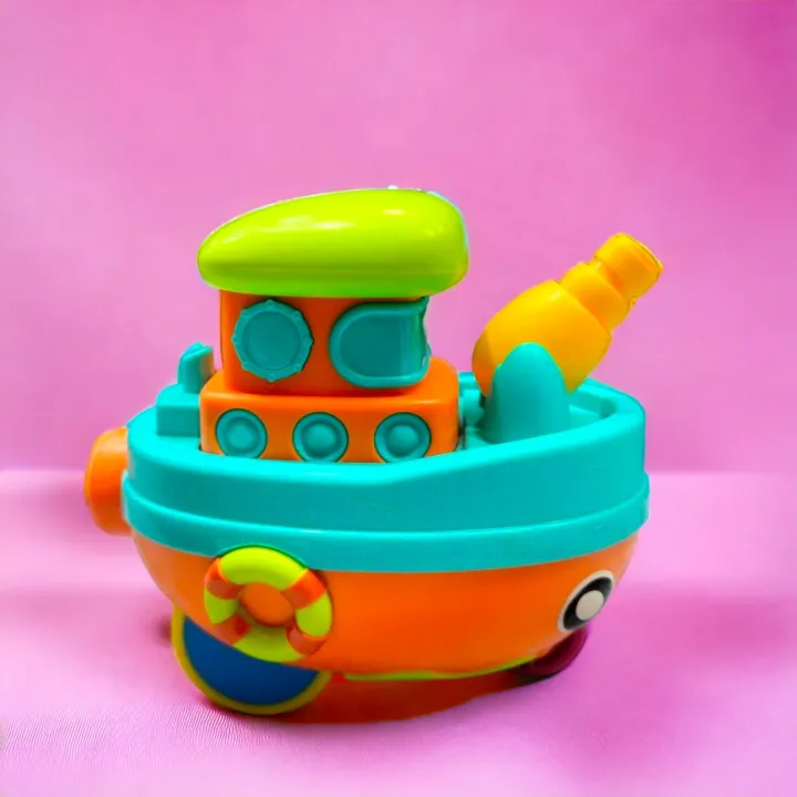 CUTE BOAT FRCITION CAR TOY FOR KIDS