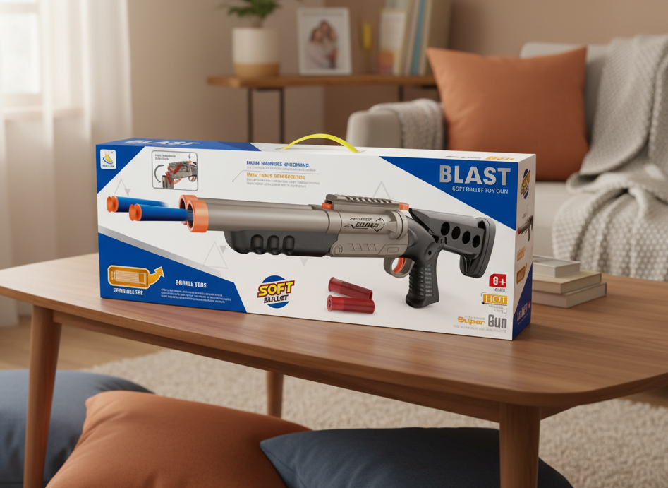 ULTIMATE SOFT BULLET BLASTER GUN FOR KIDS