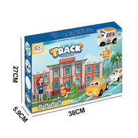 Thumbnail for DIY SCHOOL THEME TRACK CAR ASSEMBLY TRACK SET