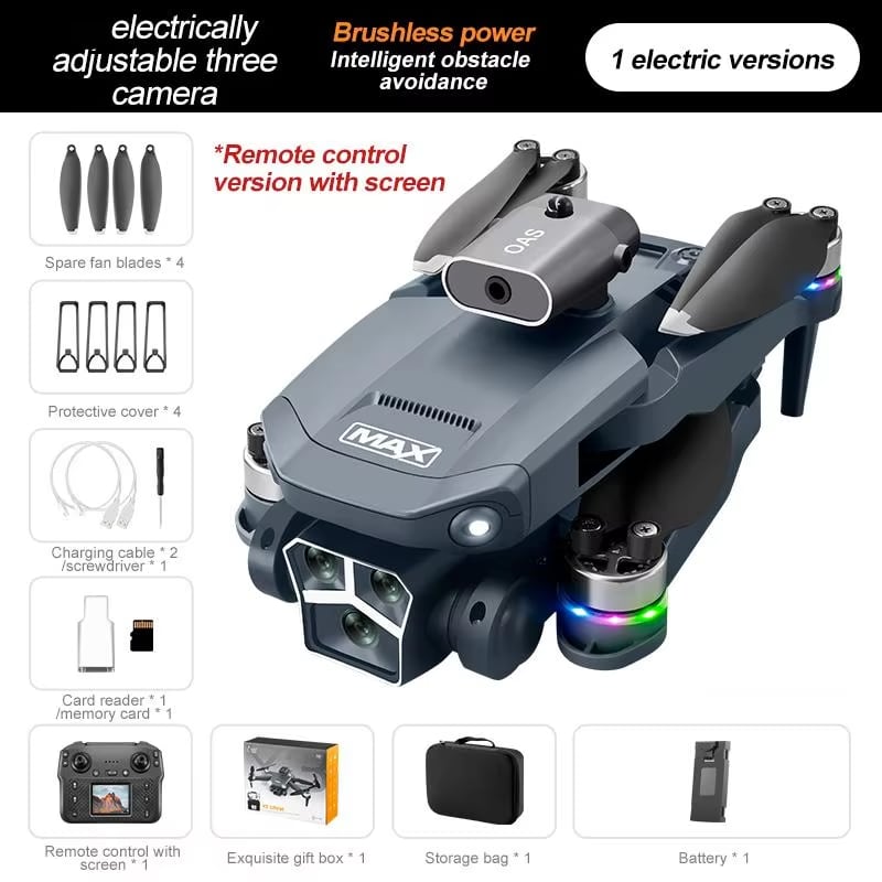 Y3 ULTRA DRONE DUAL CAMERA WITH LED LIGHTS