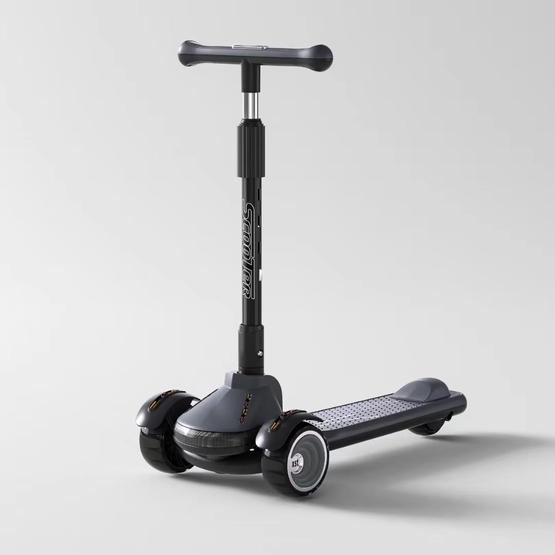 KIDS 3 WHEEL FOLDABLE SCOOTY WITH MUSIC & LIGHTS