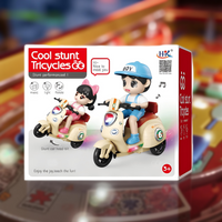 Thumbnail for ELECTRIC COOL STUNT TRICYCLE TOY 360° ROTATION, MUSIC, AND LIGHTS ( PACK OF 1 )