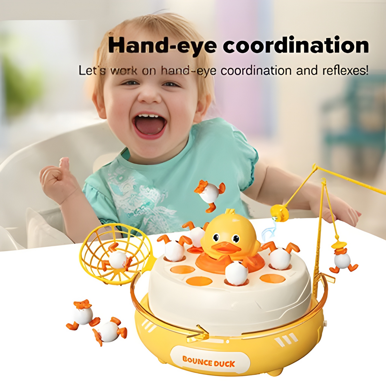 FUNNY DUCK LAUNCH TURNTABLE FUN GAME