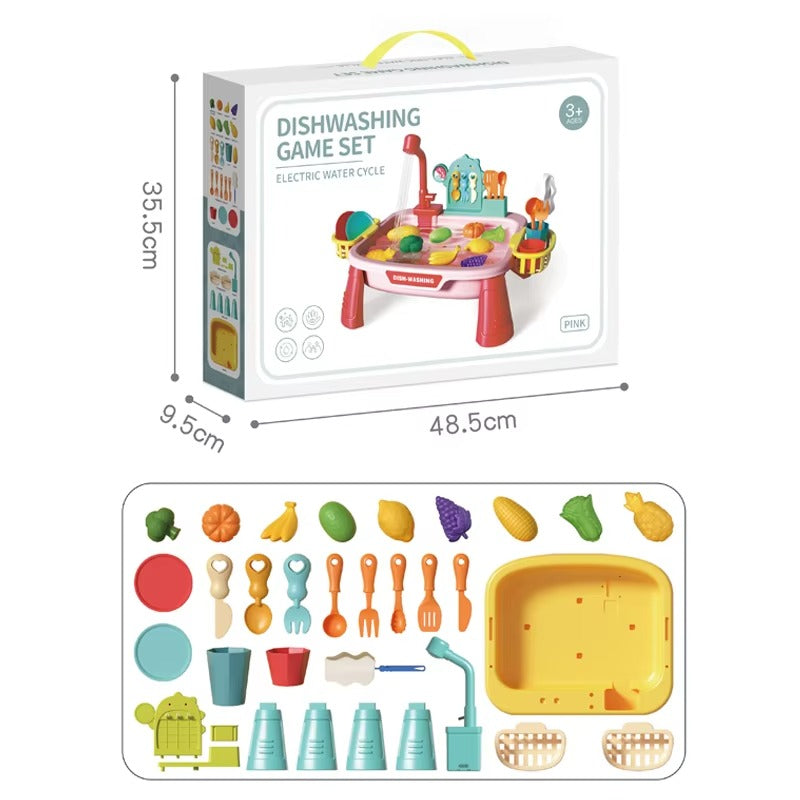 DISHWASHING TABLE PLAY HOUSE KITCHEN PLAY SET