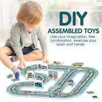 Thumbnail for DIY SCHOOL THEME TRACK CAR ASSEMBLY TRACK SET