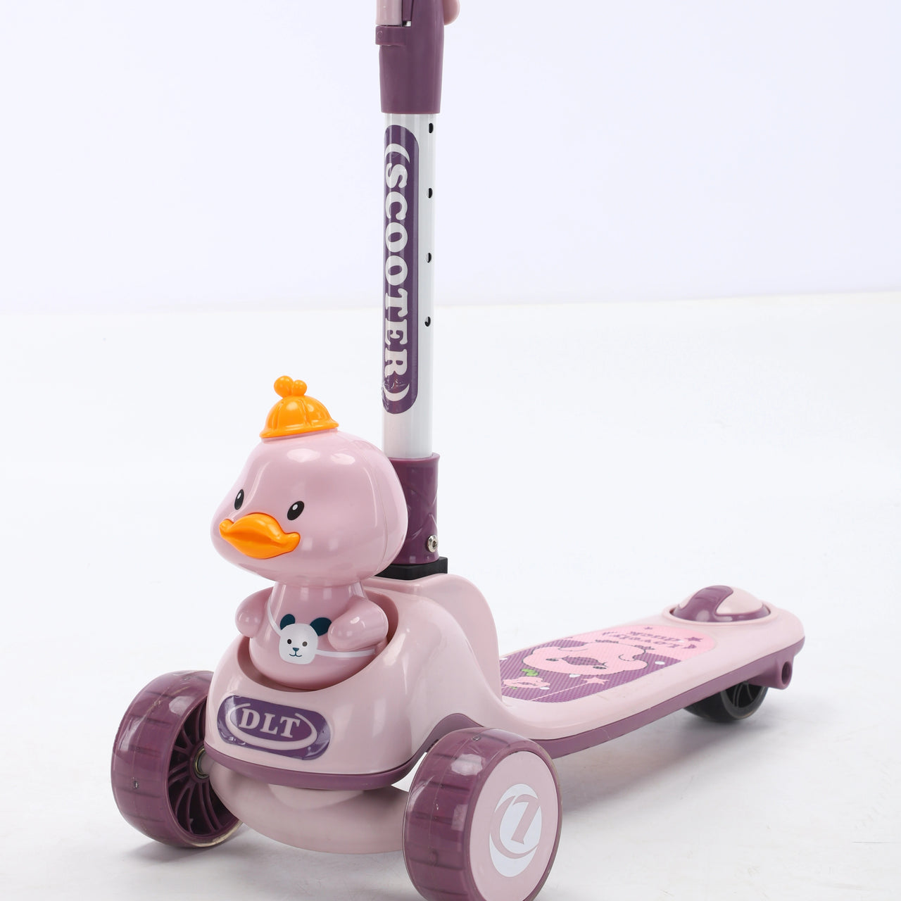 DUCK FACE 3 WHEEL SMART FOLDABLE SCOOTY WITH LIGHT