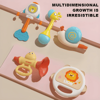 Thumbnail for NEW BORN BABY RATTLE SET - 5 PCS