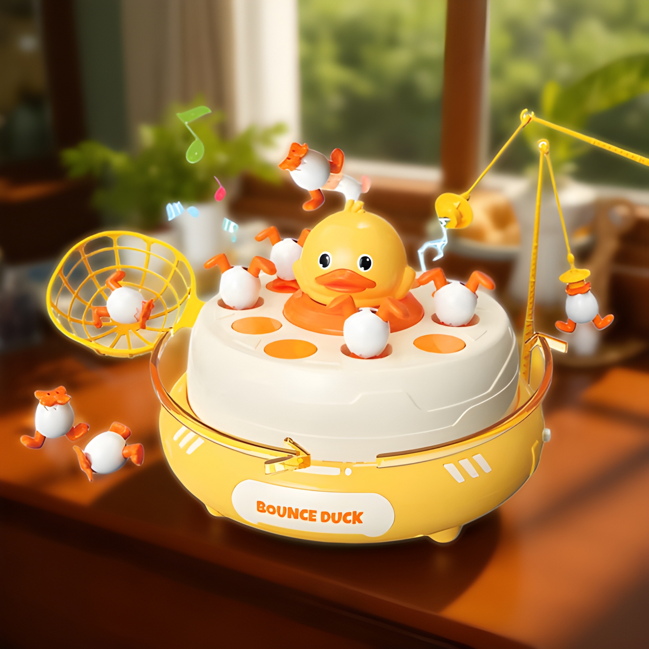 FUNNY DUCK LAUNCH TURNTABLE FUN GAME