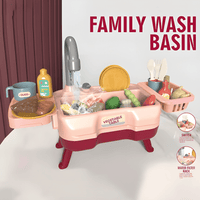 Thumbnail for KIDS VEGETABLE WASHING TABLE WITH WATER FLOW SINK