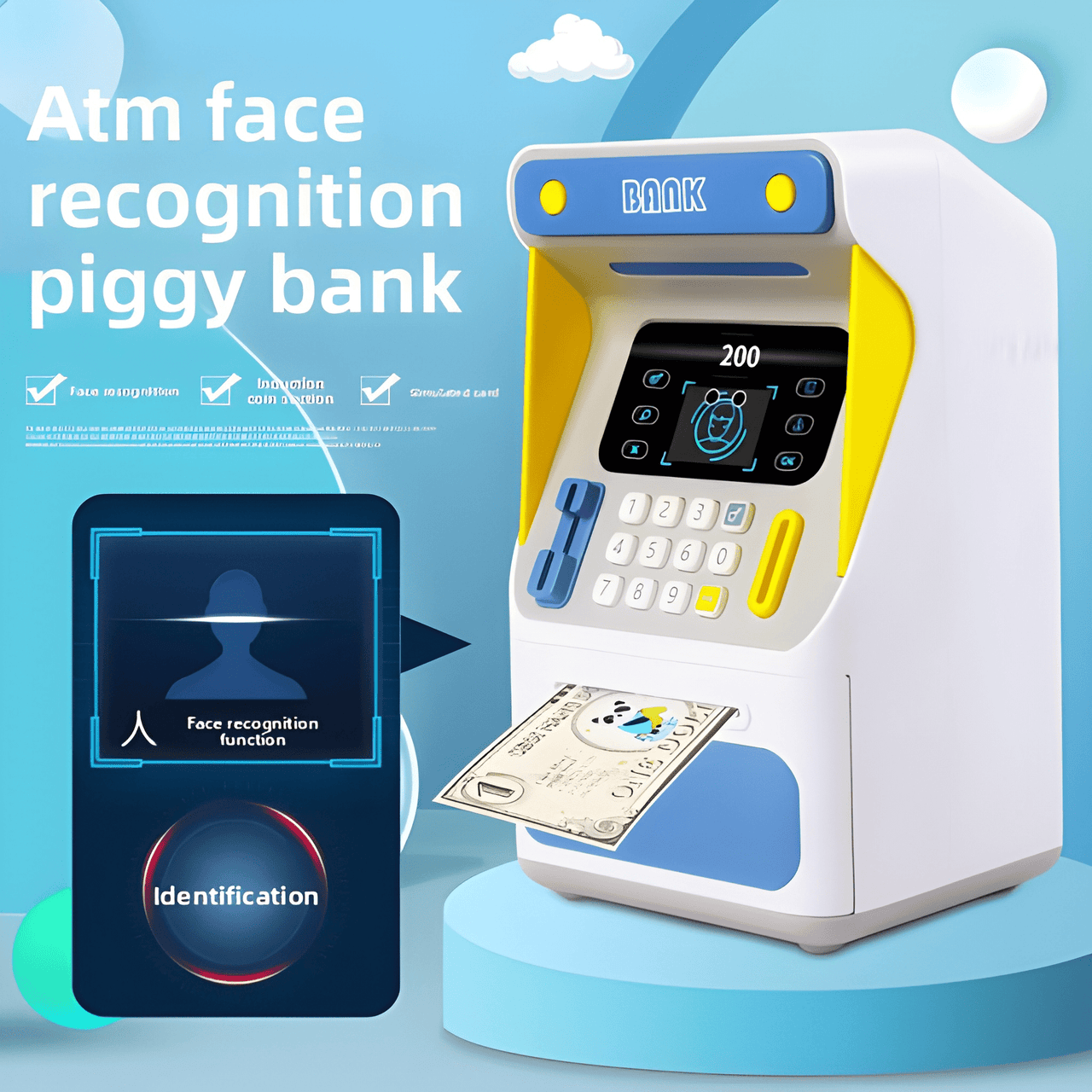 INTELLIGENT ATM BOX  WITH SCANNER & ATM CARD