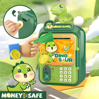 Thumbnail for INTERACTIVE DINOSAUR MONEY SAFE WITH FINGERPRINT LOCK