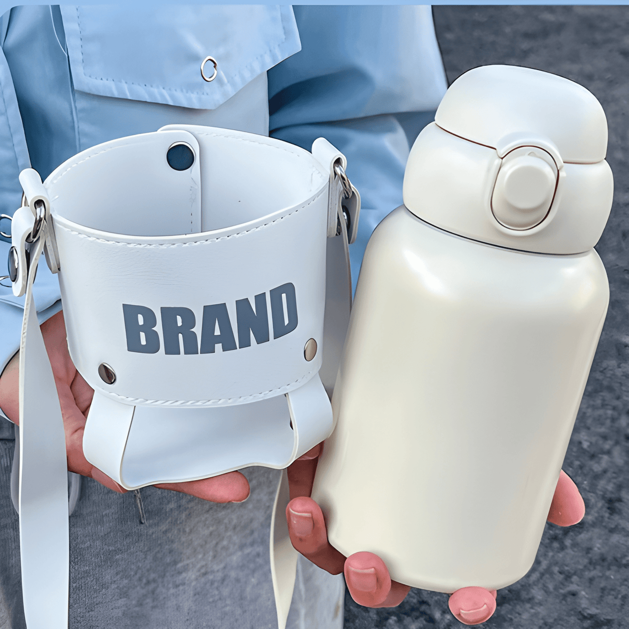 BRAND STRAP WATER BOTTEL COLLECTION ( PACK OF 1 )
