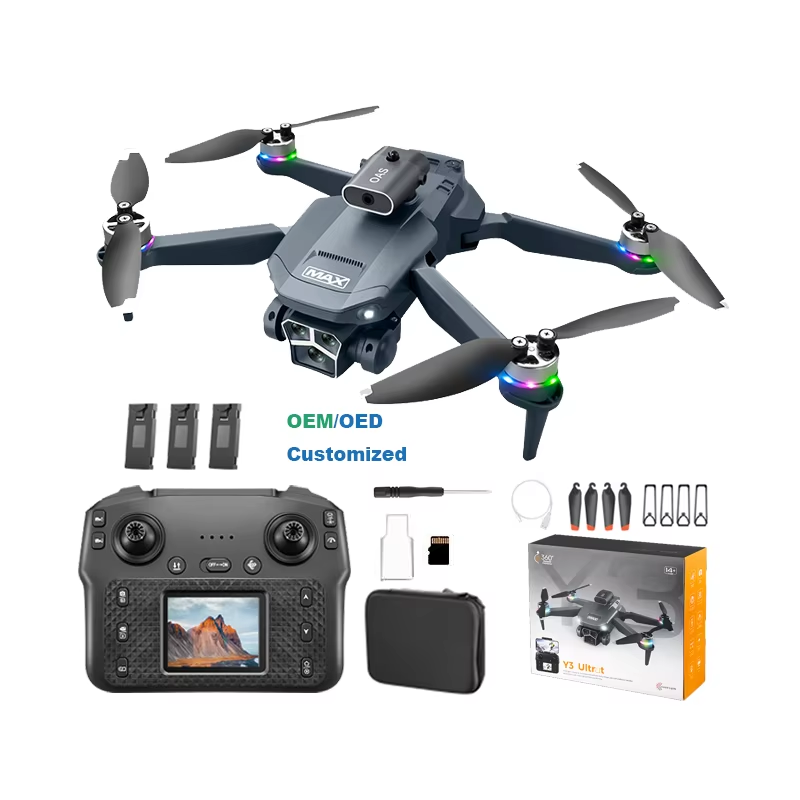 Y3 ULTRA DRONE DUAL CAMERA WITH LED LIGHTS