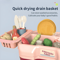 Thumbnail for KIDS VEGETABLE WASHING TABLE WITH WATER FLOW SINK