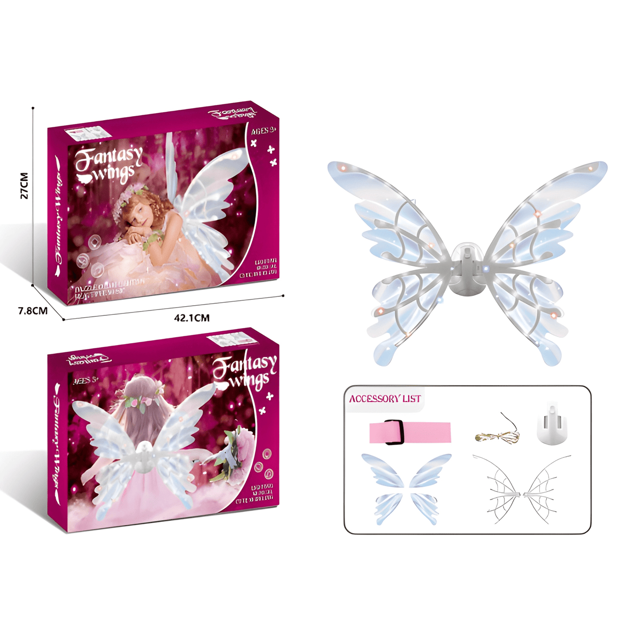 GIRLS ELECTRIC FANTASY WINGS