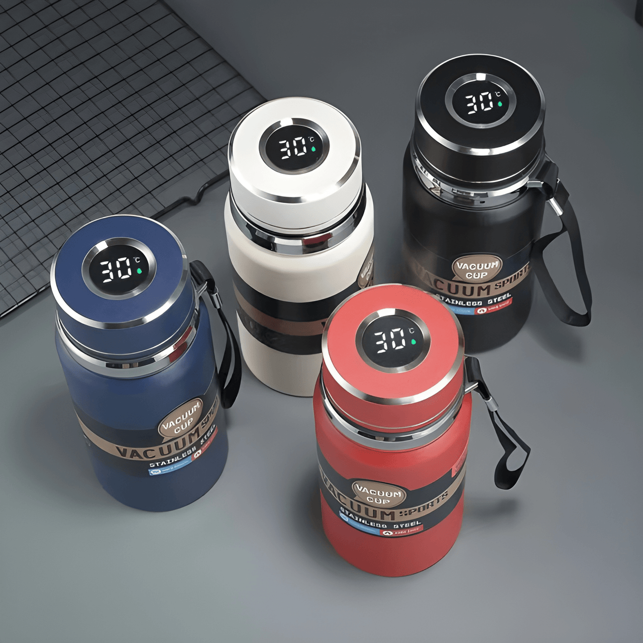 VACUUM SPORTS SMART TEMP DISPLAY THERMOS WATER BOTTEL ( PACK OF 1 )
