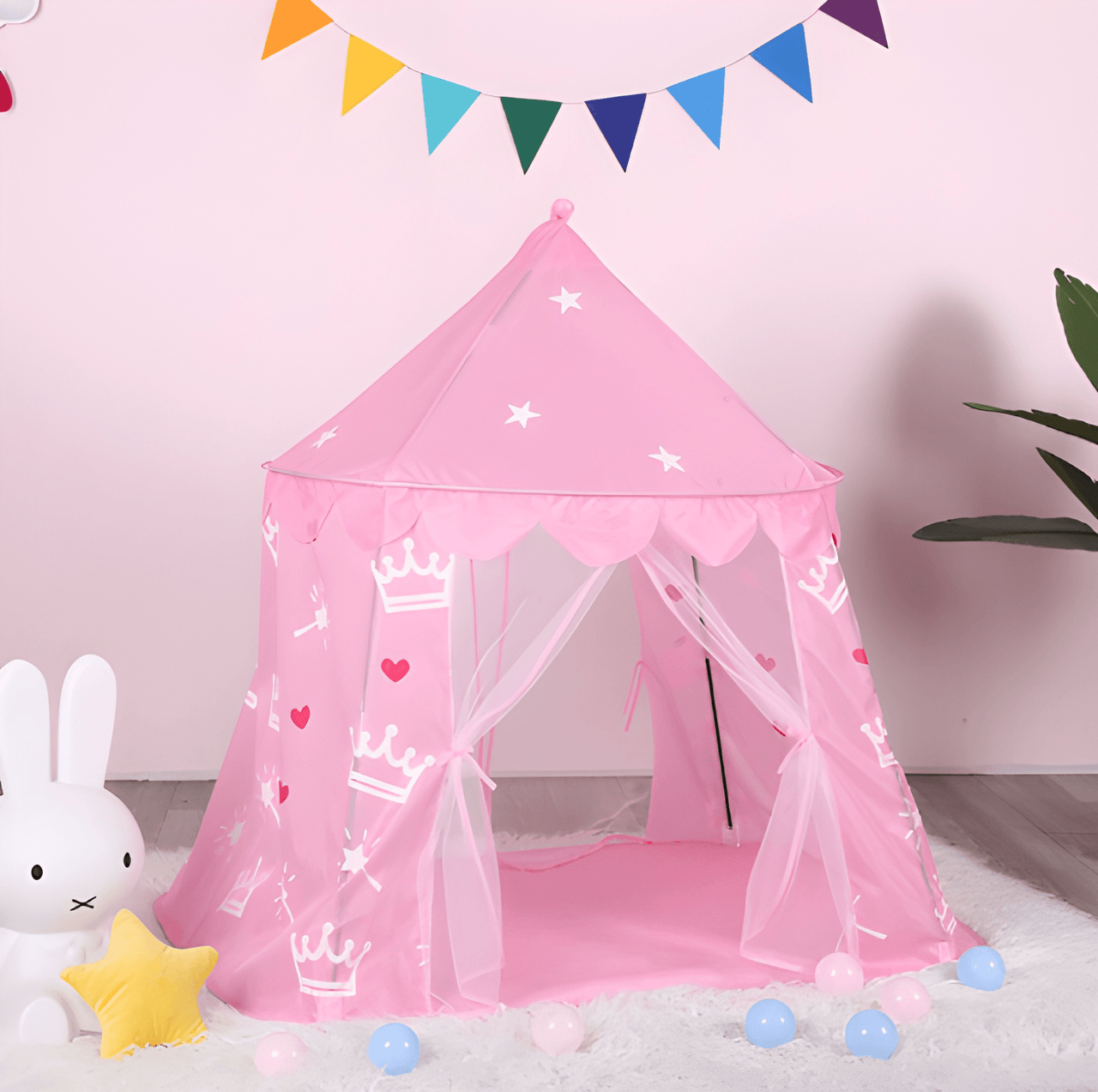 PRINCESS CASTLE POP-UP PLAY TENT HOUSE