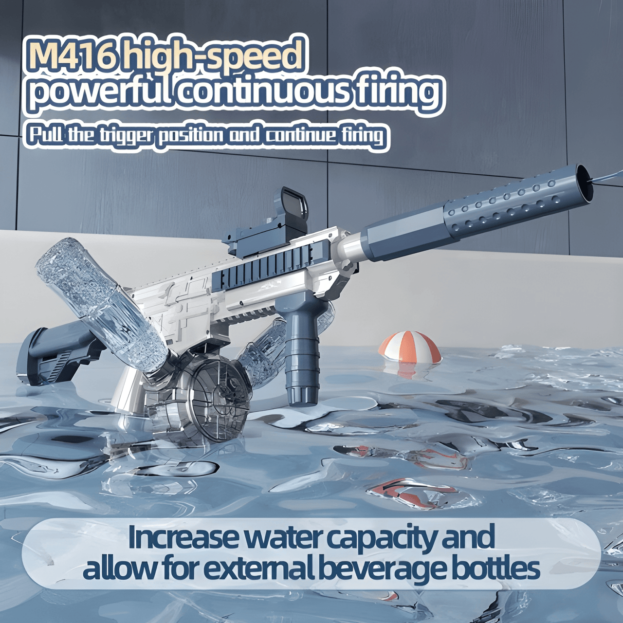 M416 CHARGEABLE ELECTRIC WATER GUN