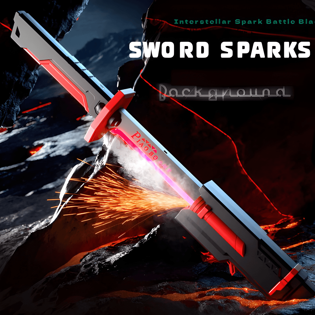 SPARKBLADE LED SWORD WITH SMOKE & SPARK EFFECT