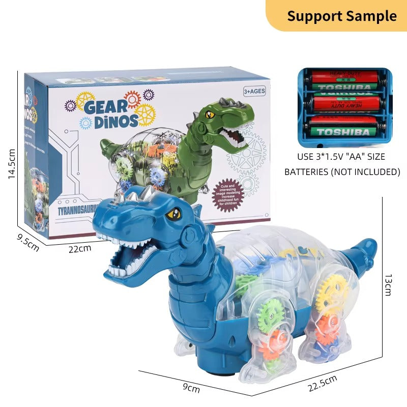 GEAR DINOSAUR WITH LIGHT & SOUND