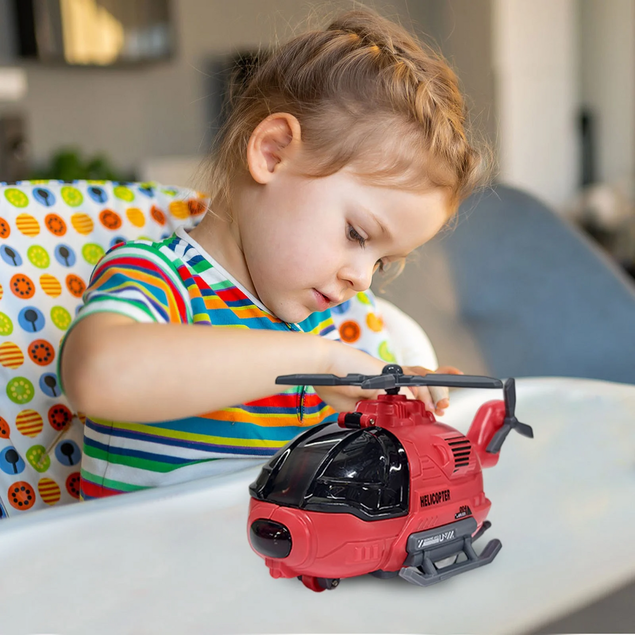 HELICOPTER SPINNING PULL BACK DINKEY PACK OF 1