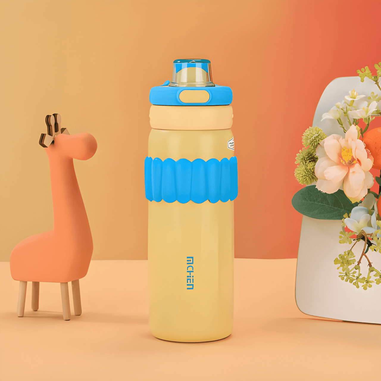 CARTOON-THEMED THERMOS WATER BOTTLE FOR KIDS       ( PACK OF 1 )