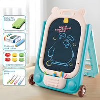 Thumbnail for ADORABLE BEAR DOUBLE-SIDED KIDS EASEL DRAWING BOARD