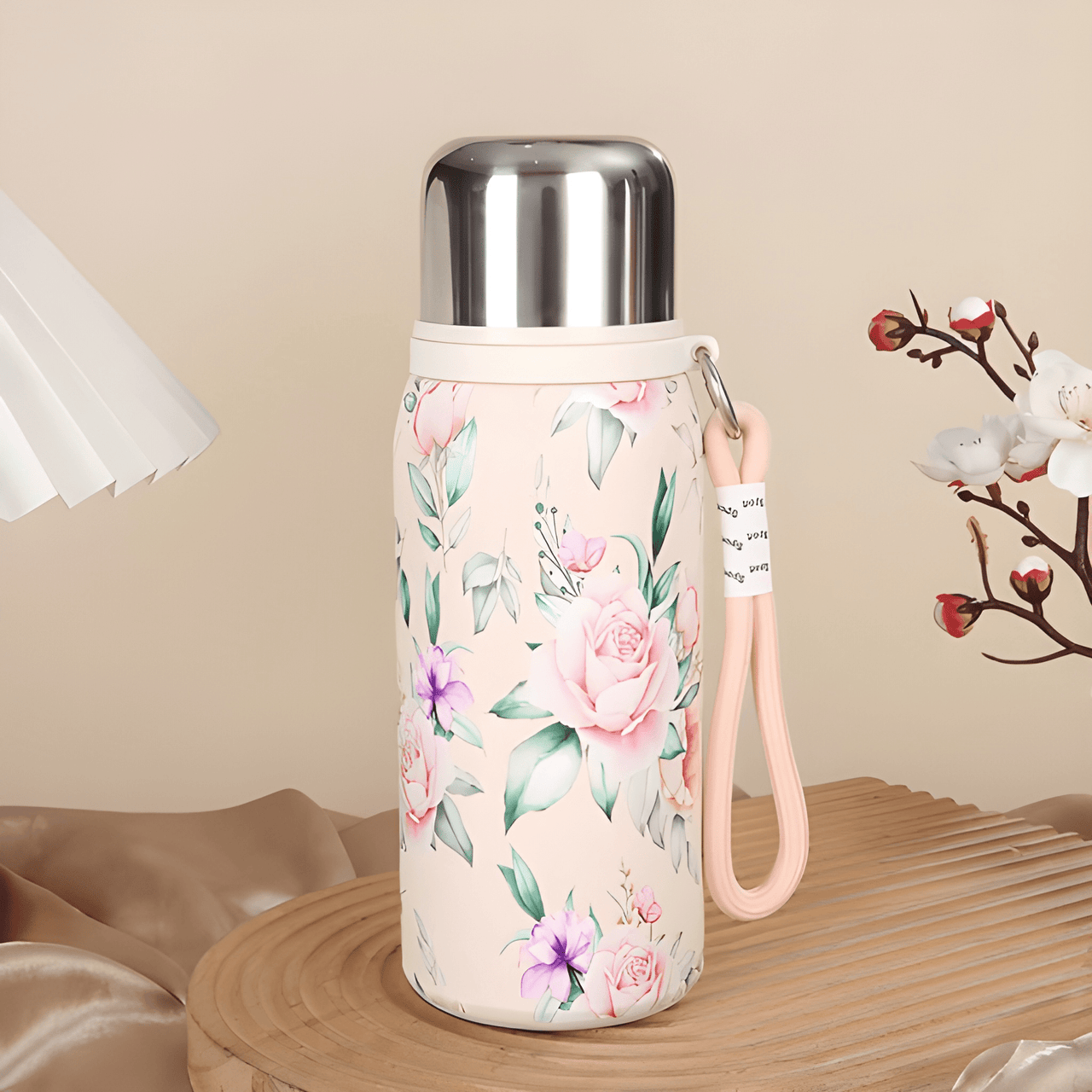 ELEGANT FLORAL VACUUM INSULATED THERMOS COLLECTION ( PACK OF 1 )
