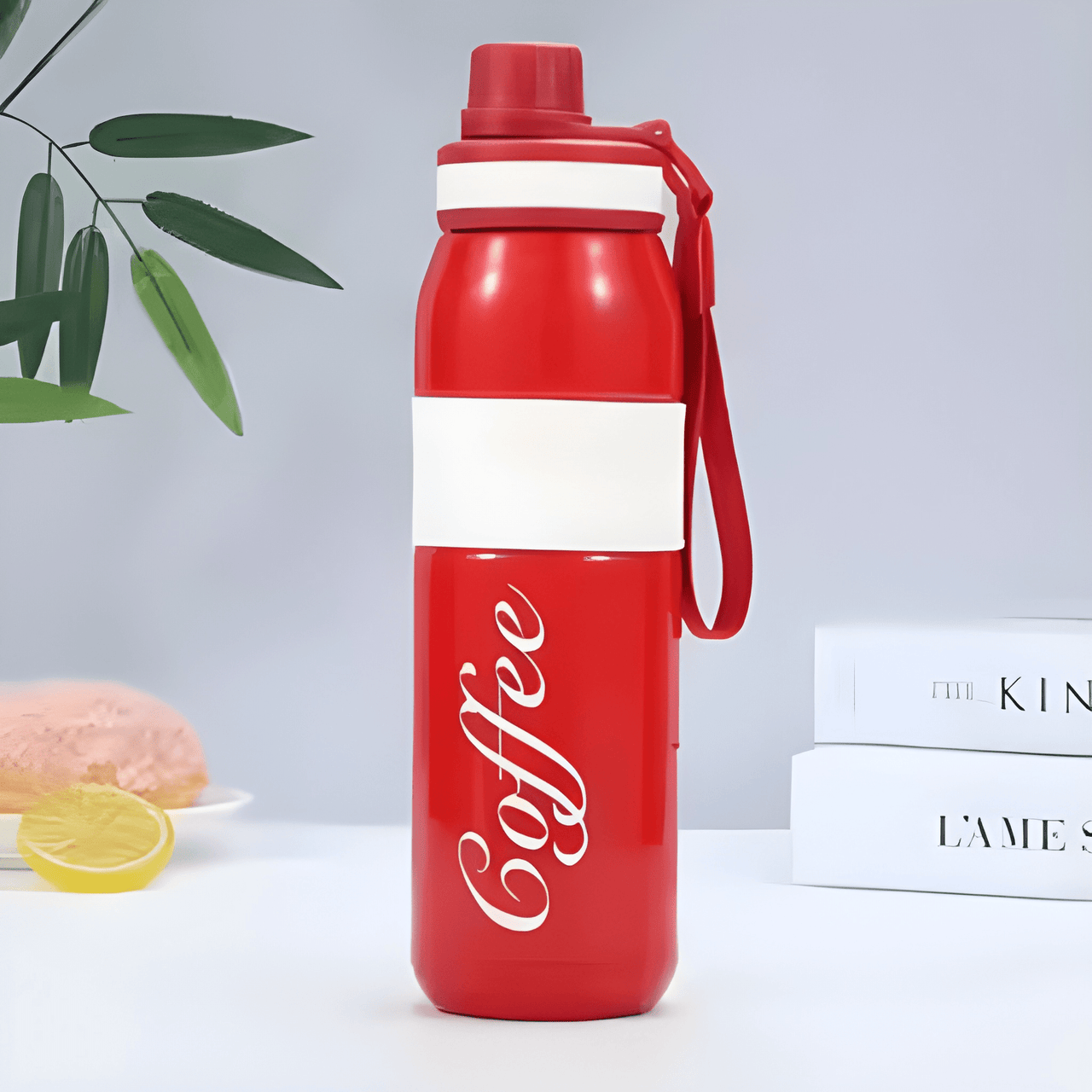 SPORT COFFEE DRINKING STAINLESS STEEL INSULATED WATER BOTTLE