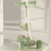 Thumbnail for DINO HEIGHT ADJUSTABLE FOLDABLE SCOOTY WITH MUSIC AND LIGHT