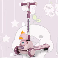 Thumbnail for DUCK FACE 3 WHEEL SMART FOLDABLE SCOOTY WITH LIGHT