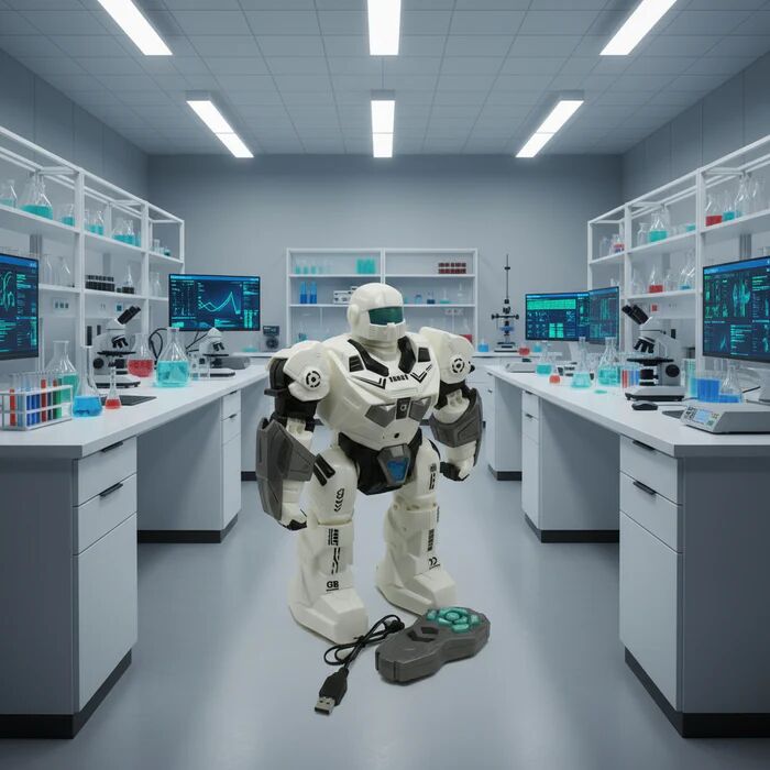 COSMOS REMOTE CONTROL WITH LED ROBOT TOY