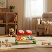 Thumbnail for MUSICAL MUSHROOM XYLOPHONE DRUM SET ( PACK OF 1 )