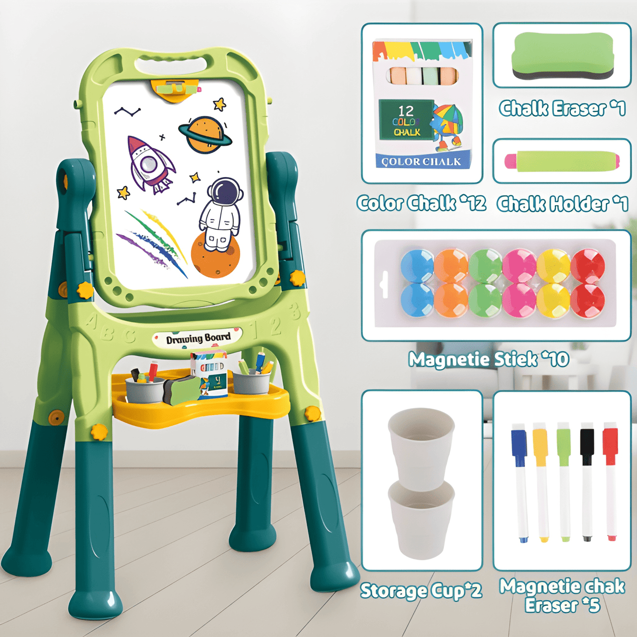 ASTRONOMICAL EASEL MAGNETIC DRAWING BOARD