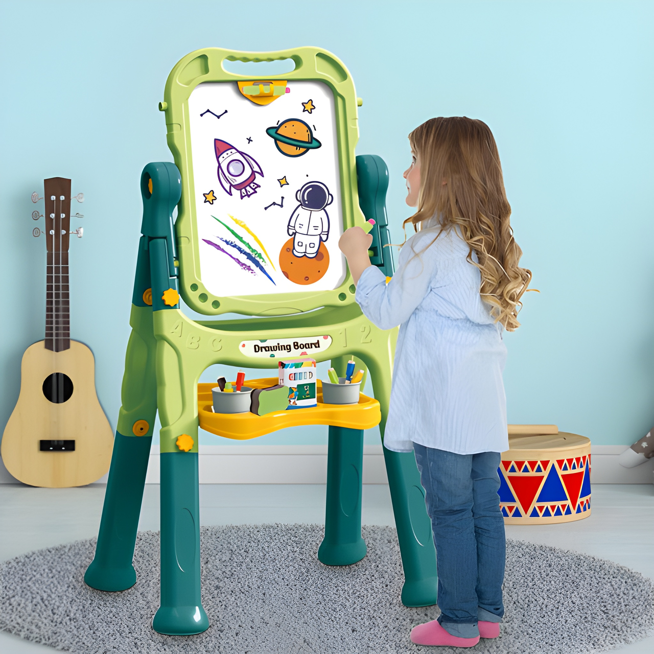 ASTRONOMICAL EASEL MAGNETIC DRAWING BOARD