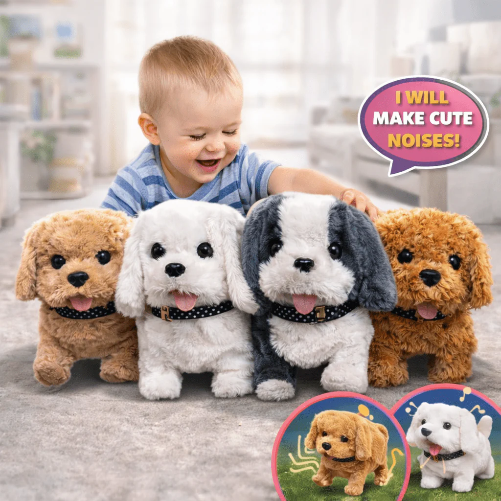 CUTE WALKING DOG PLUSH PET WITH SOUND ( PACK OF 1 )
