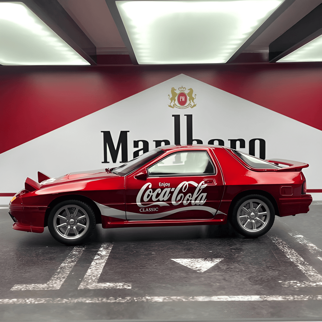 1:24 LEO M3 MAZDA RX7 ALLOY DIE CAST MODEL