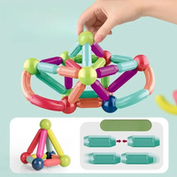 Thumbnail for MAGNETIC STICK BUILDING BLOCKS SET 36 PCS - MULTI COLOR