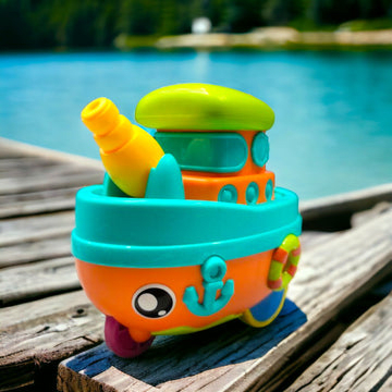 CUTE BOAT FRCITION CAR TOY FOR KIDS