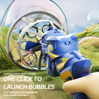 Thumbnail for 2 IN 1 DINOSAUR LARGE BUBBLES GUN FOR KIDS