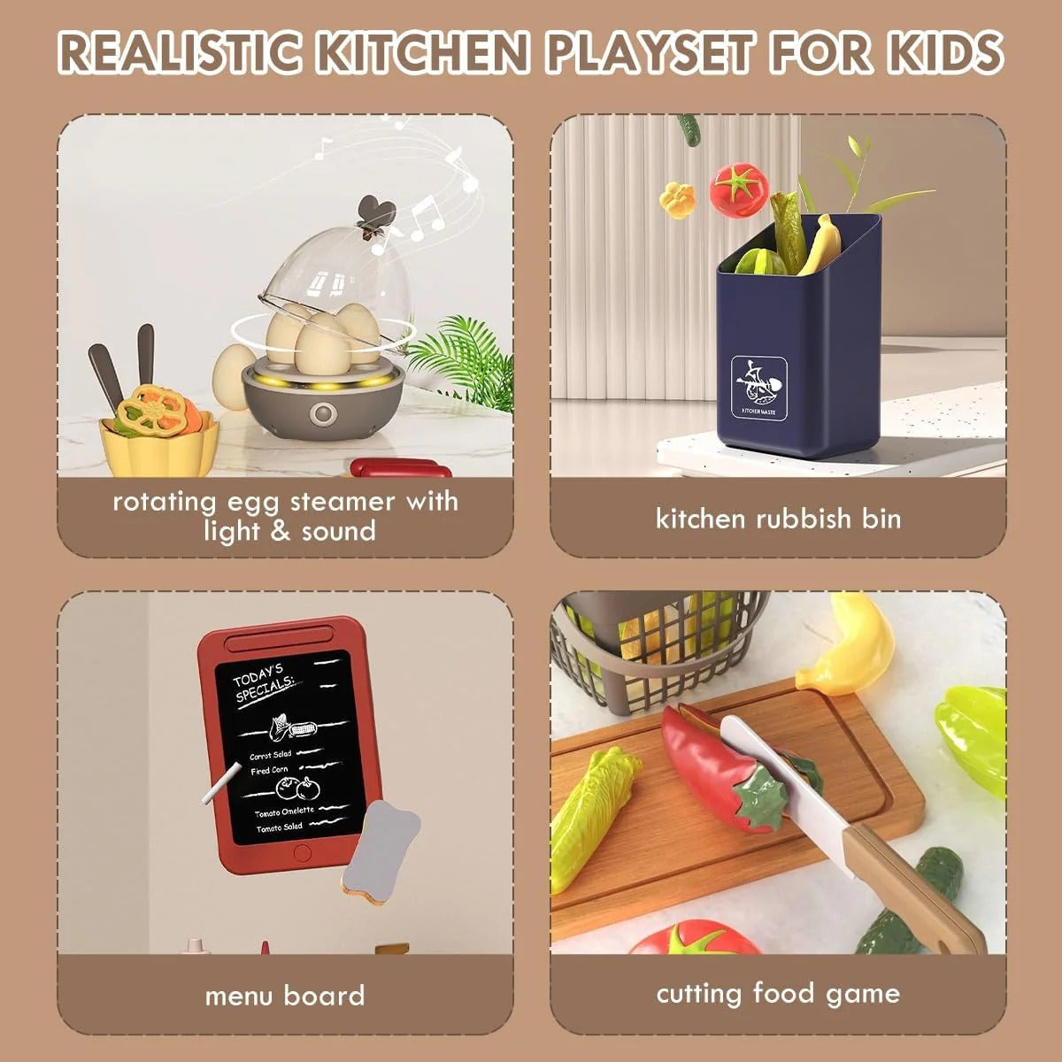 SPRAY KITCHEN TABLEWARE SET - 74PCS