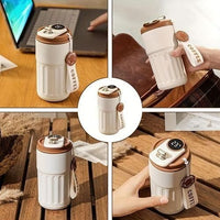 Thumbnail for SMART DISPLAY STAINELESS STEEL COFFEE MUG BOTTLE