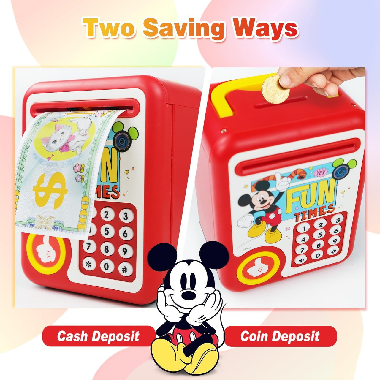 MICKEY MOUSE SAVING MONEY BOX