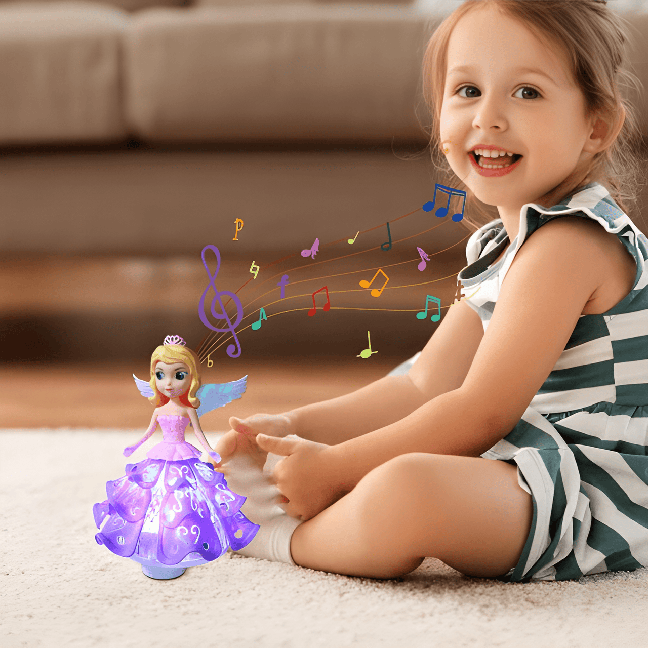 11.5 INCH BEAUTIFUL PRINCESS DOLL SET - HARD BODY